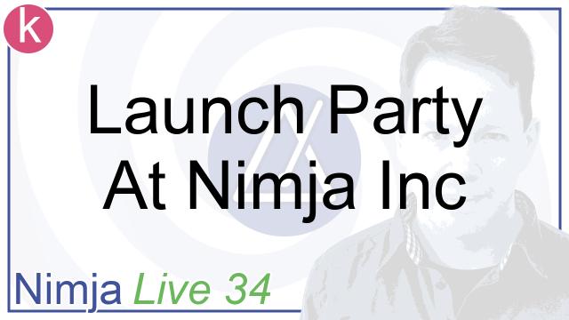 Live 34 - Launch Party At Nimja Incorporated - Nimja Hypnosis